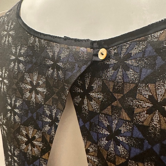 COTÉLAC Raphaille Cavalli Metallic mini dress. - Picture 5 of 8